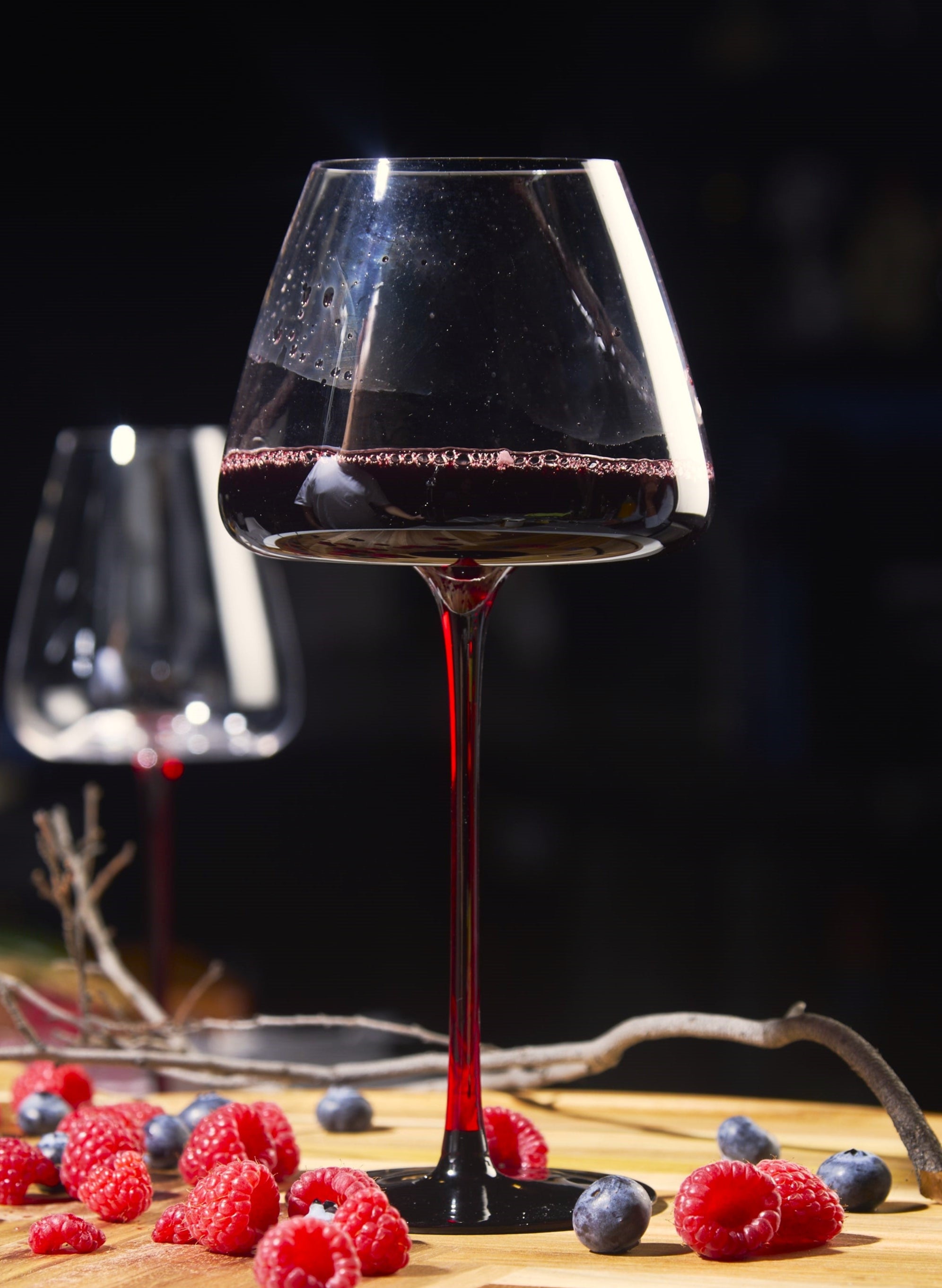 Extra Large Concave Champagne Glasses - 24oz