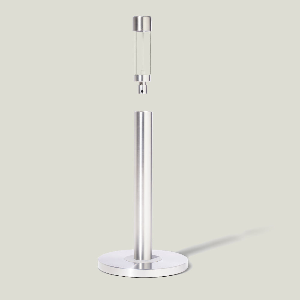 The Obscura Paper Towel Holder plus Spray Bottle