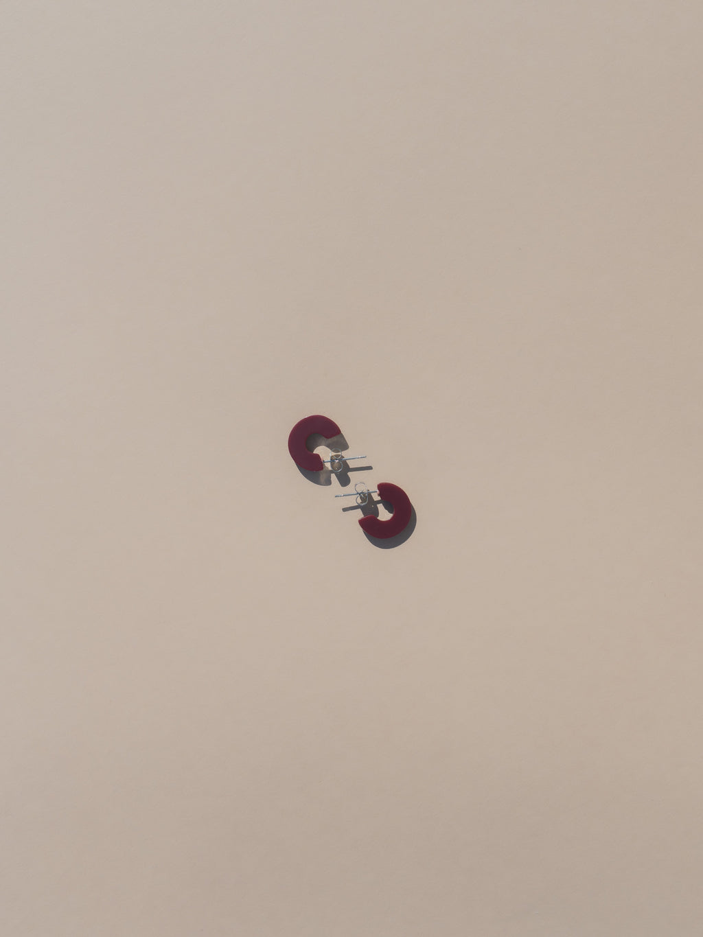 Mali Hoops ( New Thinner Style )- Maraschino Cherry