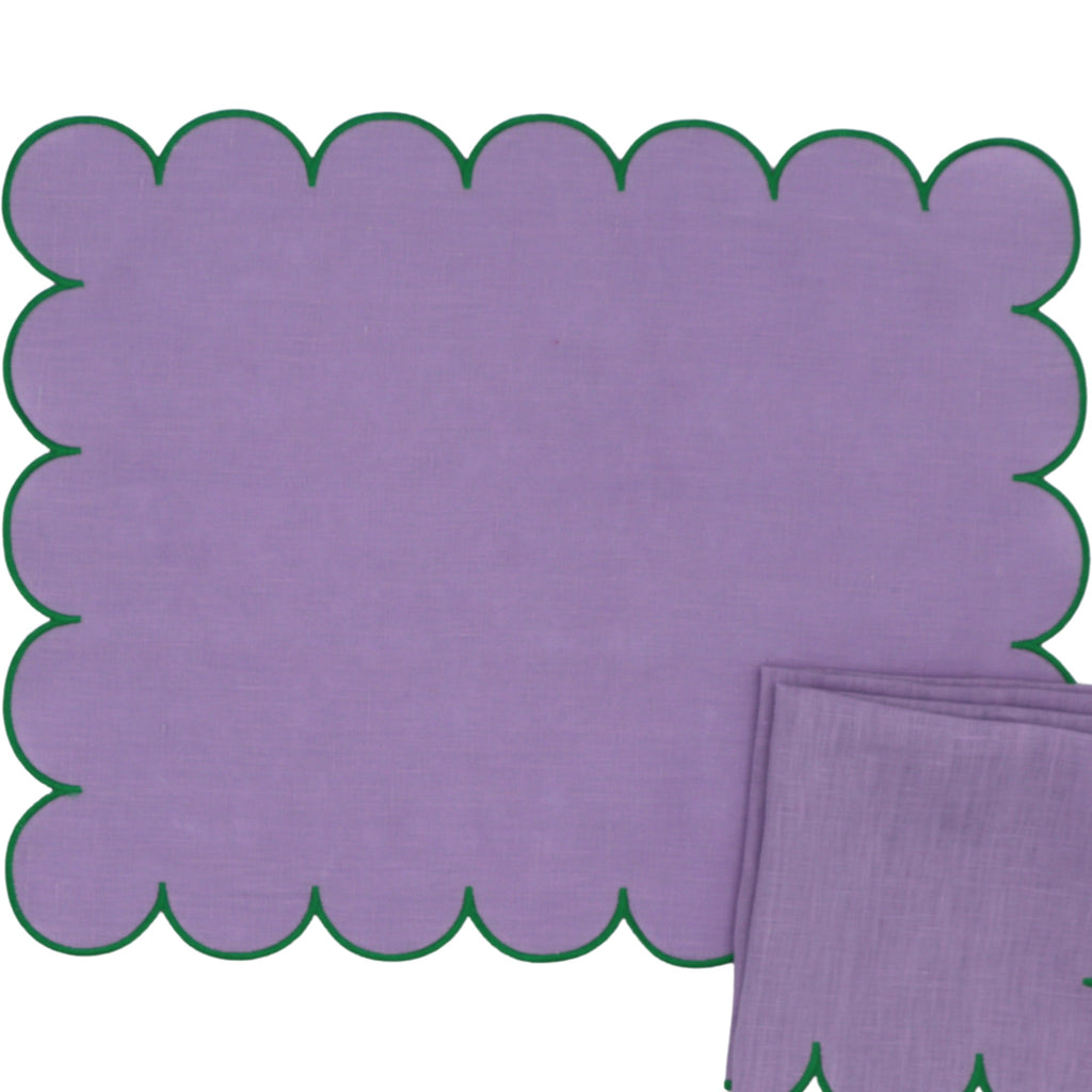 Lilac Adorned Napkin - Set of 4