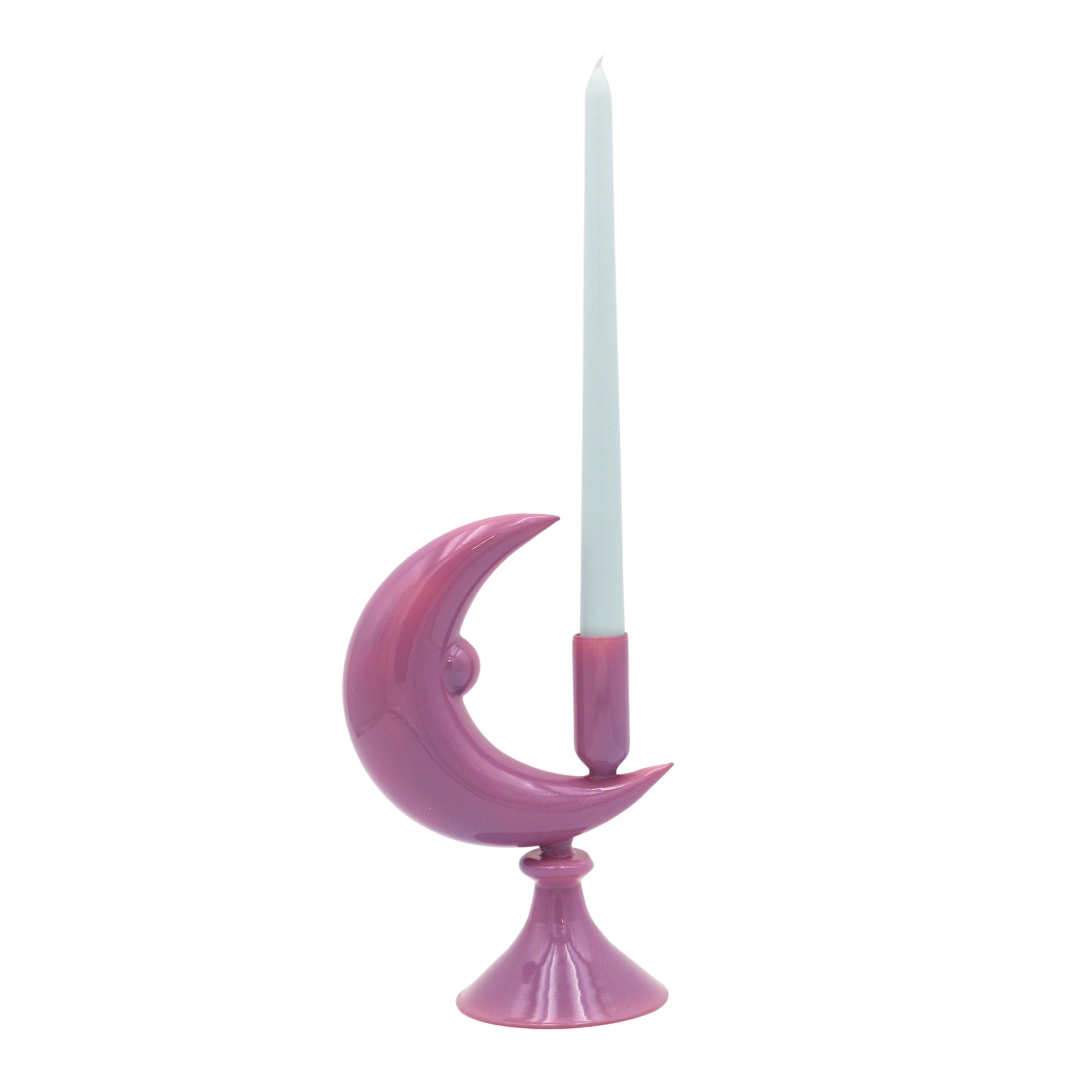 Lilac Crescent Moon Candle Holder - Case of 9 Candle Holders