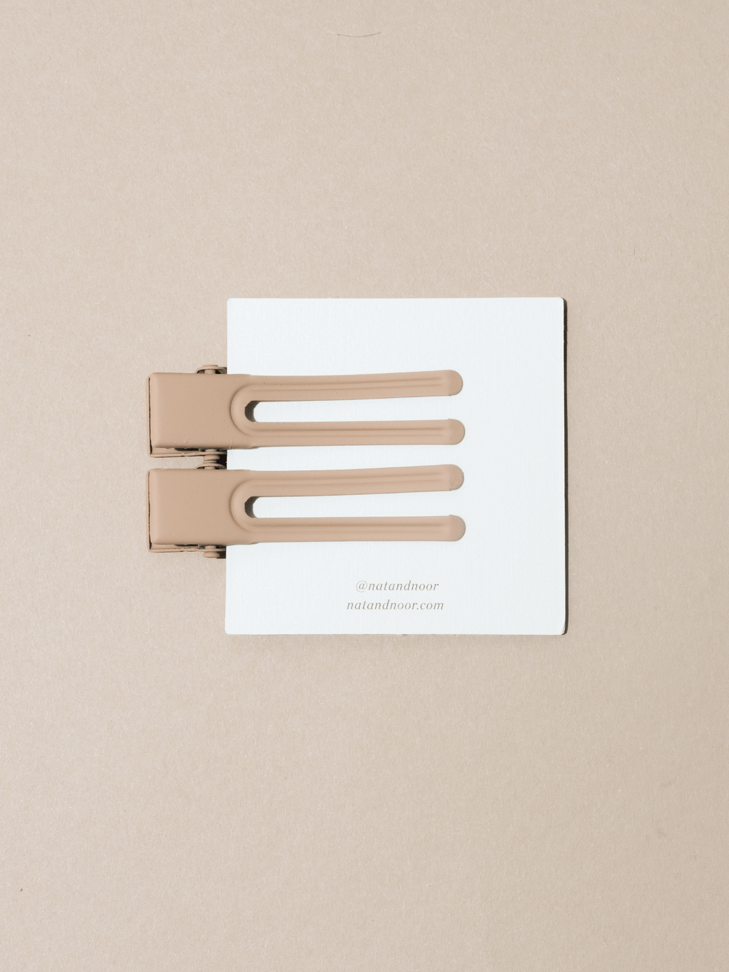 Lu Lu Hair Clips - Mocha