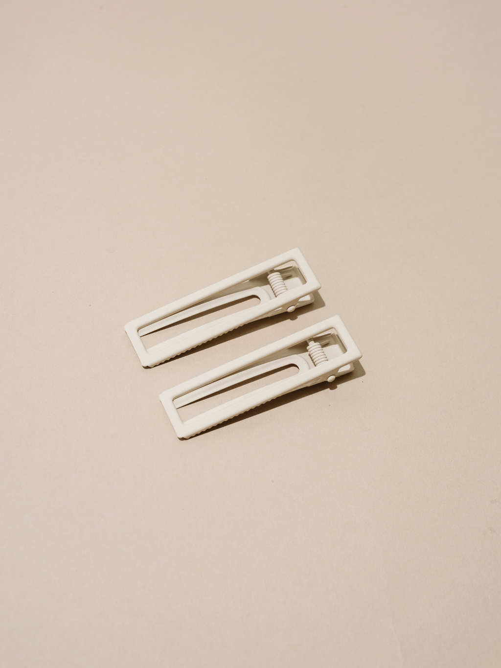 Lu Lu Hair Clips - Bone