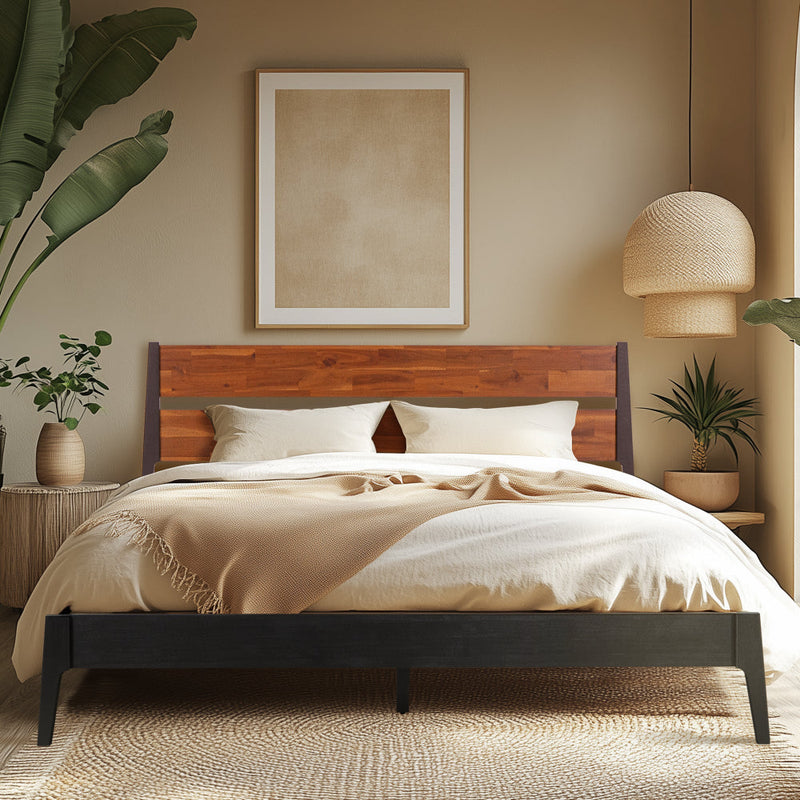 Acacia Callisto Deluxe Solid Wood Bed Frame
