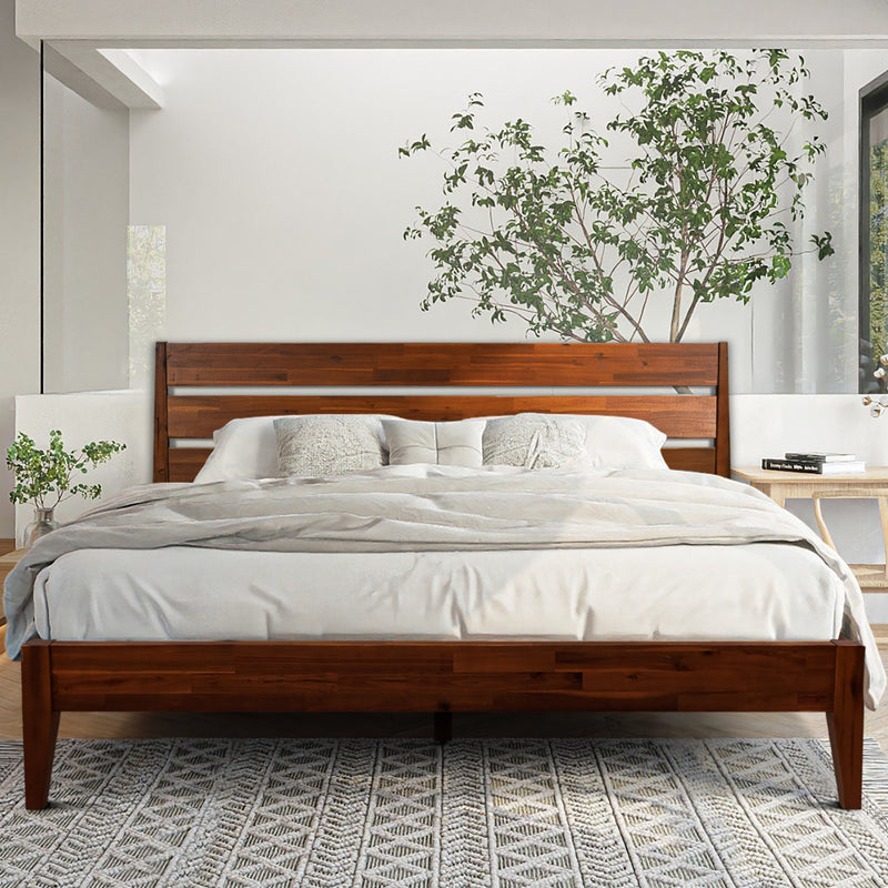 Acacia Emery Solid Wood Bed Frame