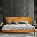 Rorns Panthera Platform Bed Frame With Headboard