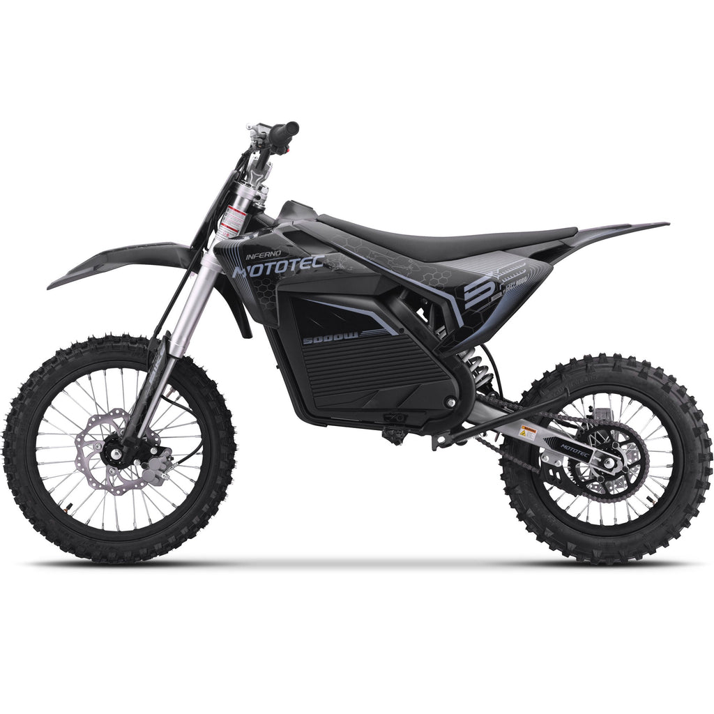 72V 5 kW Electric Dirt Bike