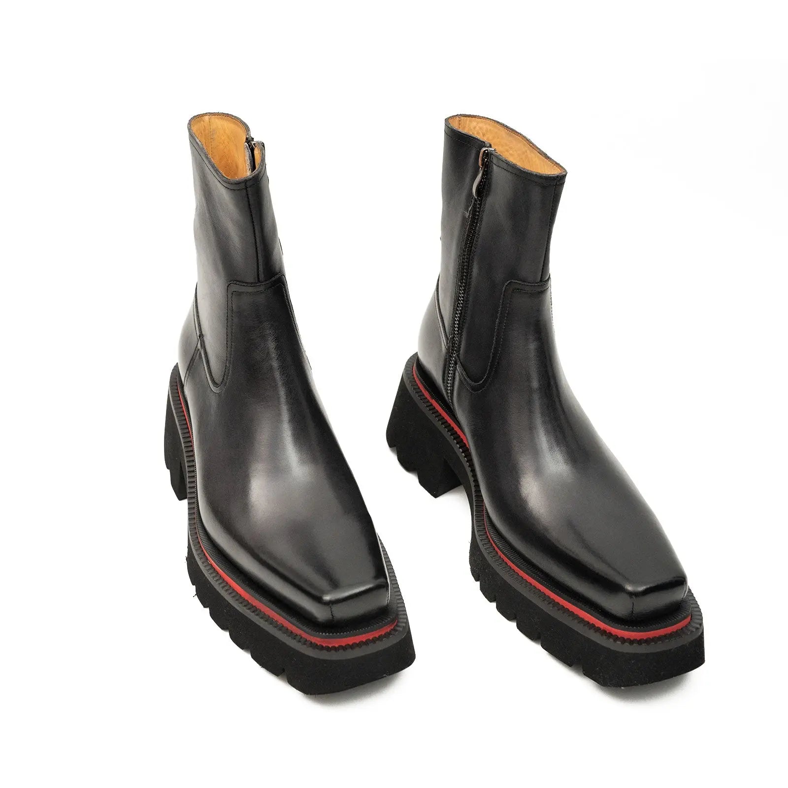 Men's Calfskin Thick - Sole Chelsea Boots