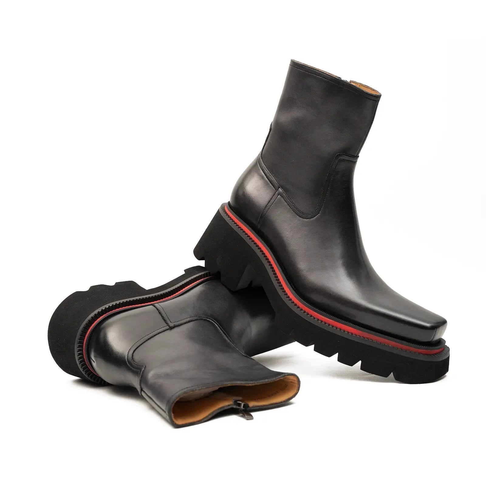 Men's Calfskin Thick - Sole Chelsea Boots