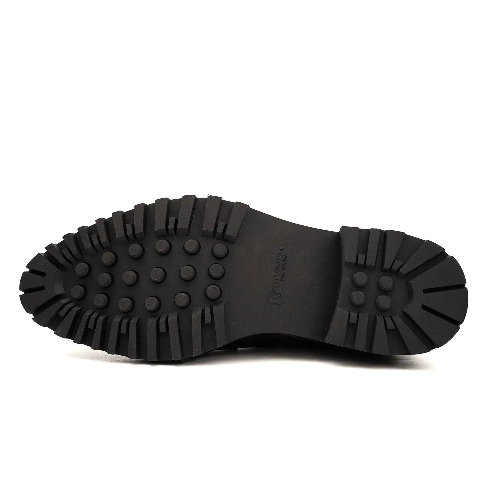 Men's Coffee Calfskin Buckle Chelsea Boots