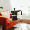 Espresso Maker Stovetop 1, 3, 6, 9 Cup