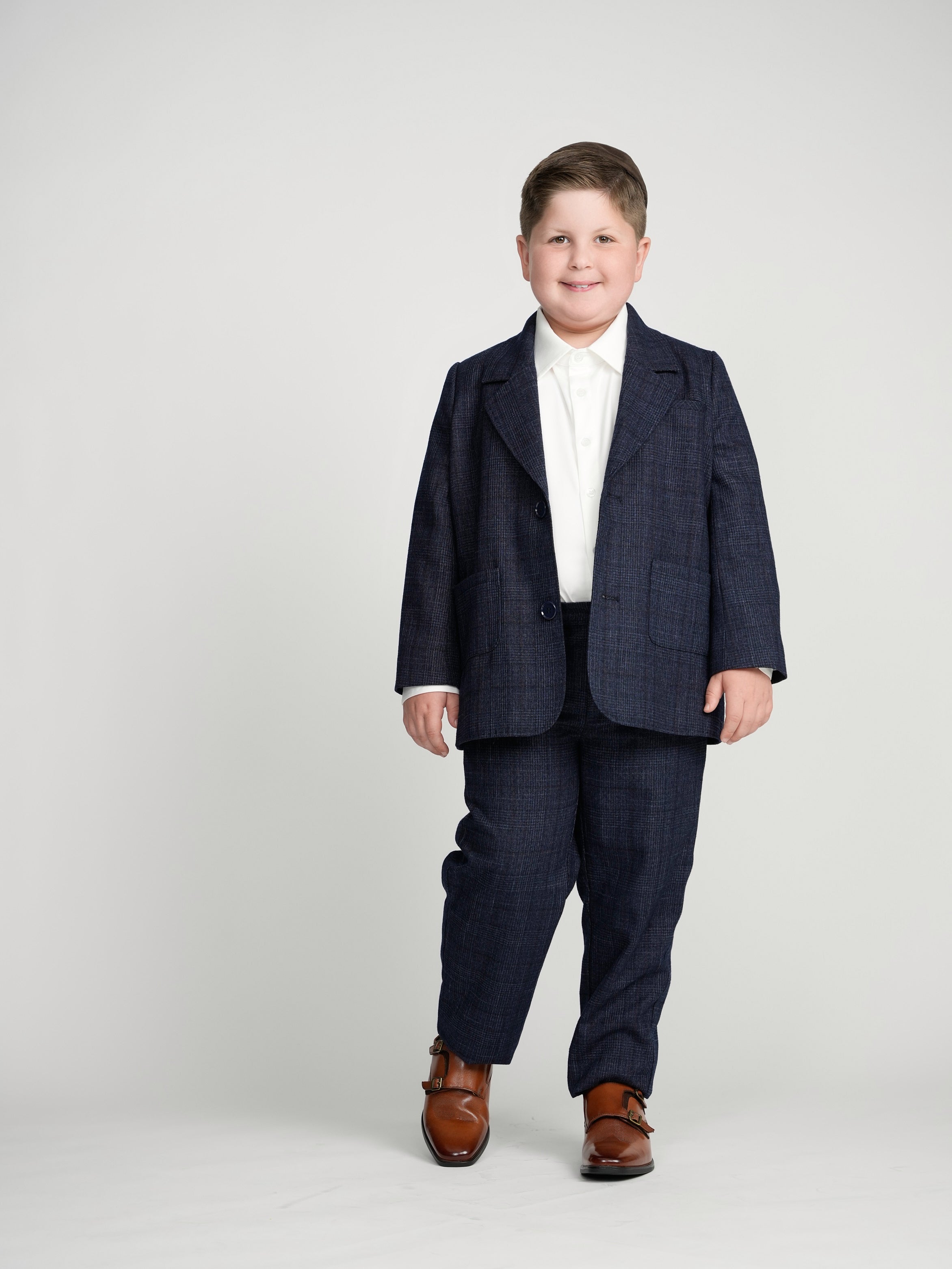 Navy Glen Plaid Dress Pants