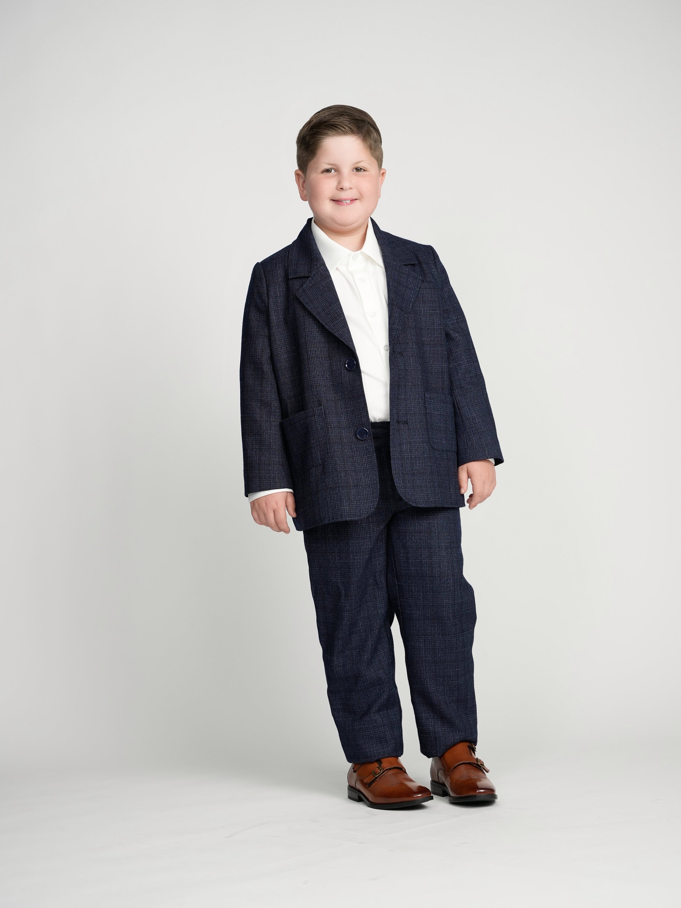 Navy Glen Plaid Dress Pants