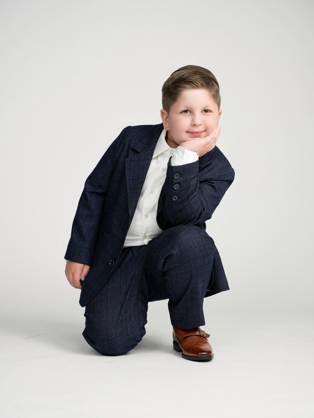 Navy Glen Plaid Dress Pants