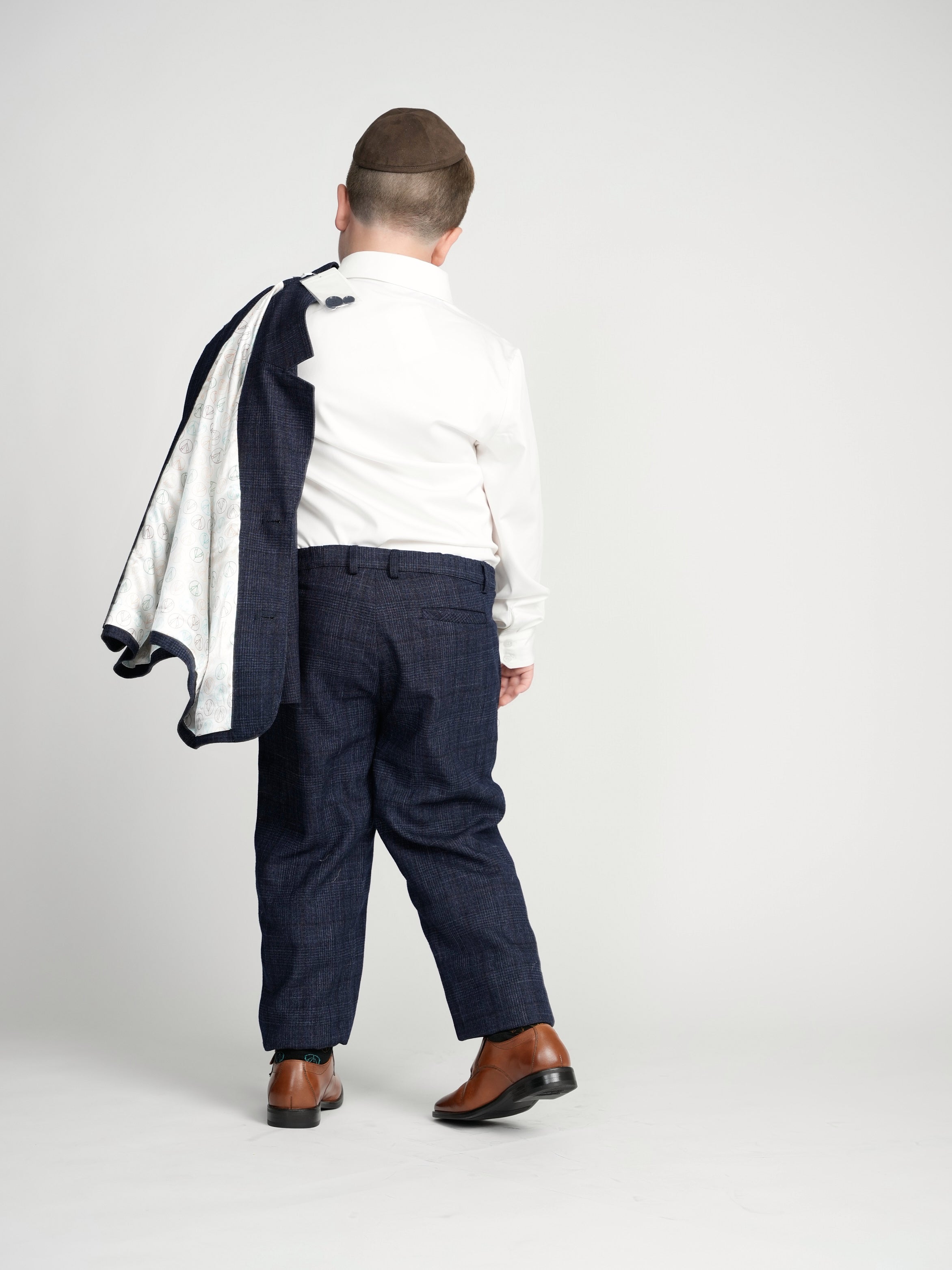 Navy Glen Plaid Dress Pants