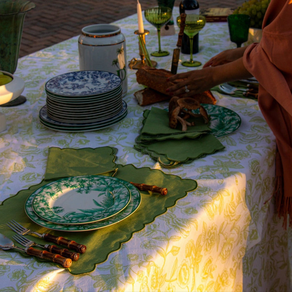 Monsoon Verdant Starter Plate - Set of 4