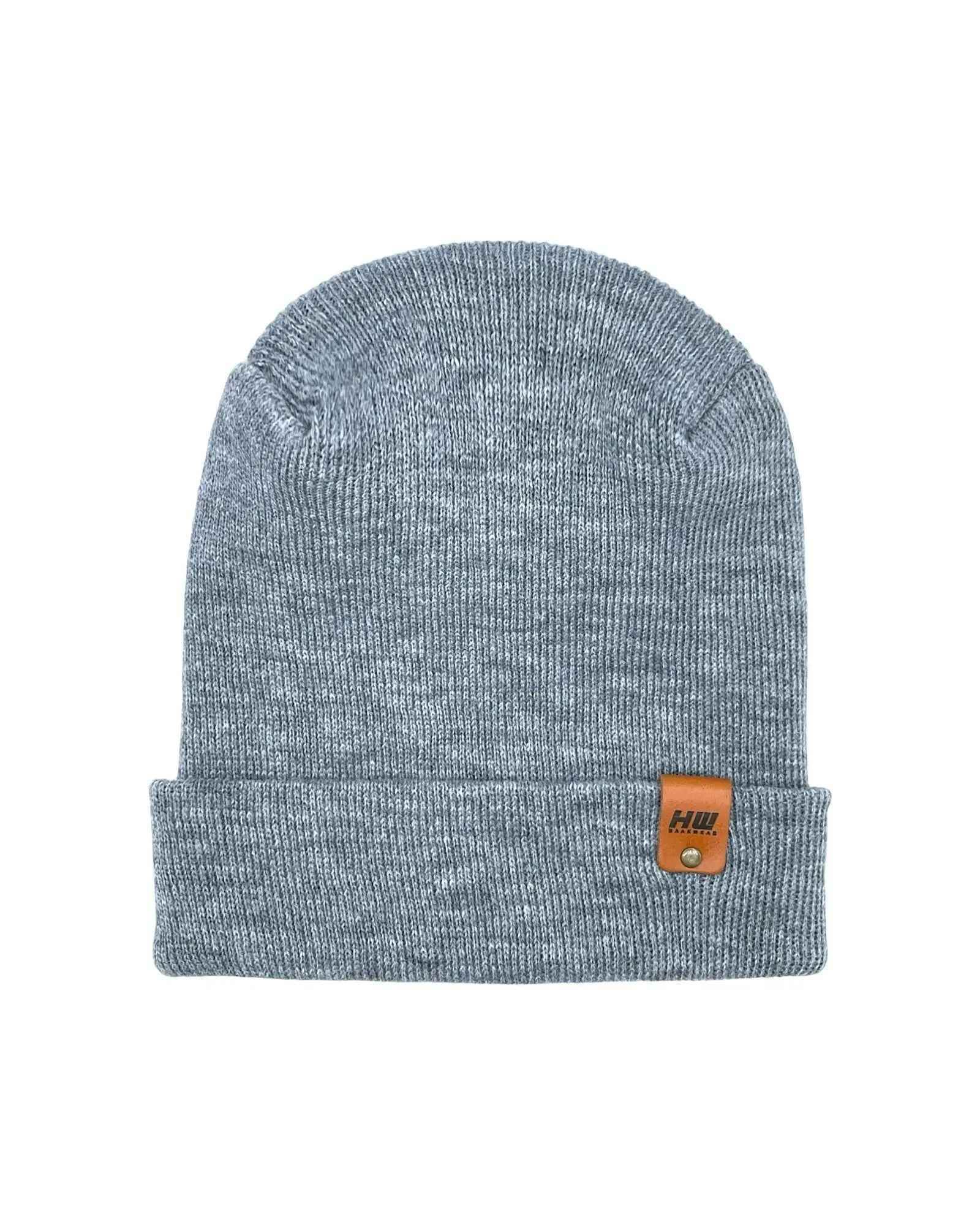 NEW HAAKWEAR H-Stitch Cuffed Beanie - Designed and Made in USA (Patent Pending Design) - Koala Gray