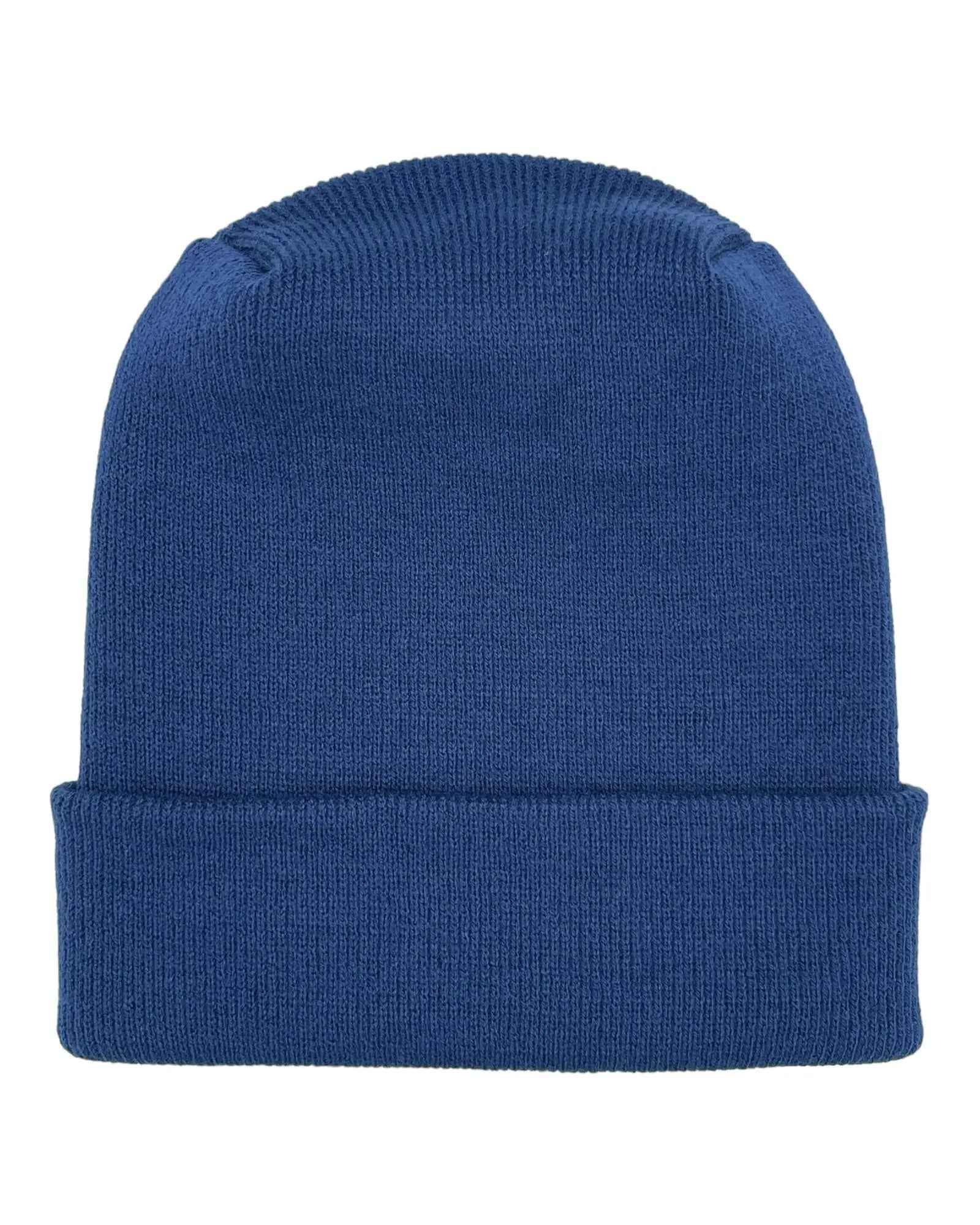 NEW HAAKWEAR H-Stitch Cuffed Beanie - Designed and Made in USA (Patented Design) -  Sapphire Blue