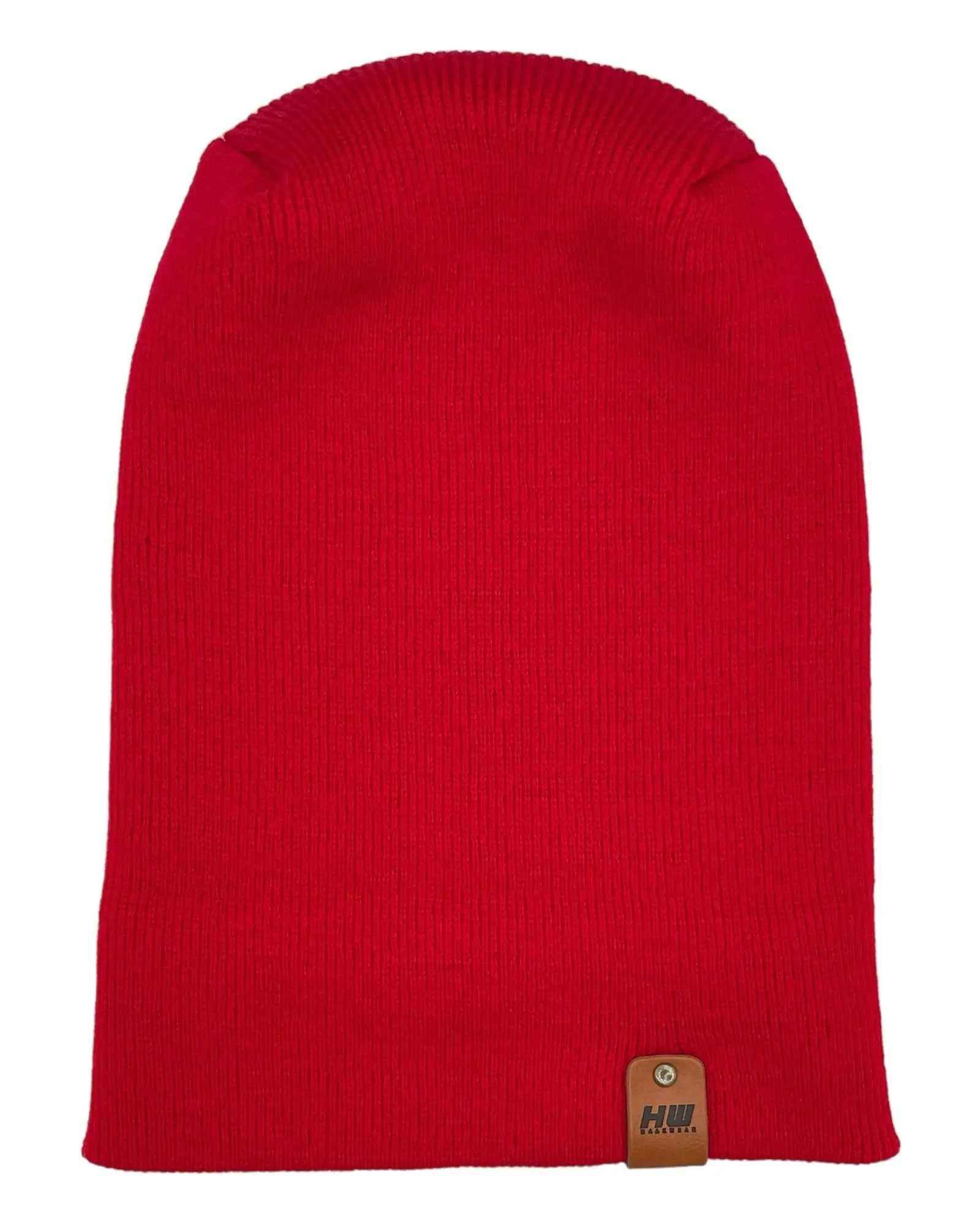 NEW HAAKWEAR H-Stitch Cuffed Beanie - Designed and Made in USA (Patented Design) - Scarlet Red
