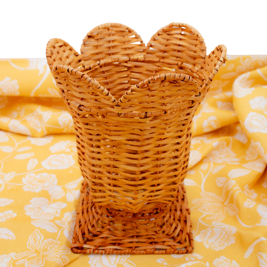 Natural Rattan Urn Vase