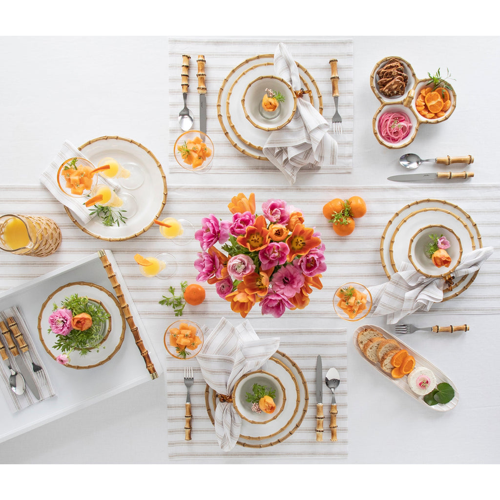 Capri Ticking Stripe Table Runner