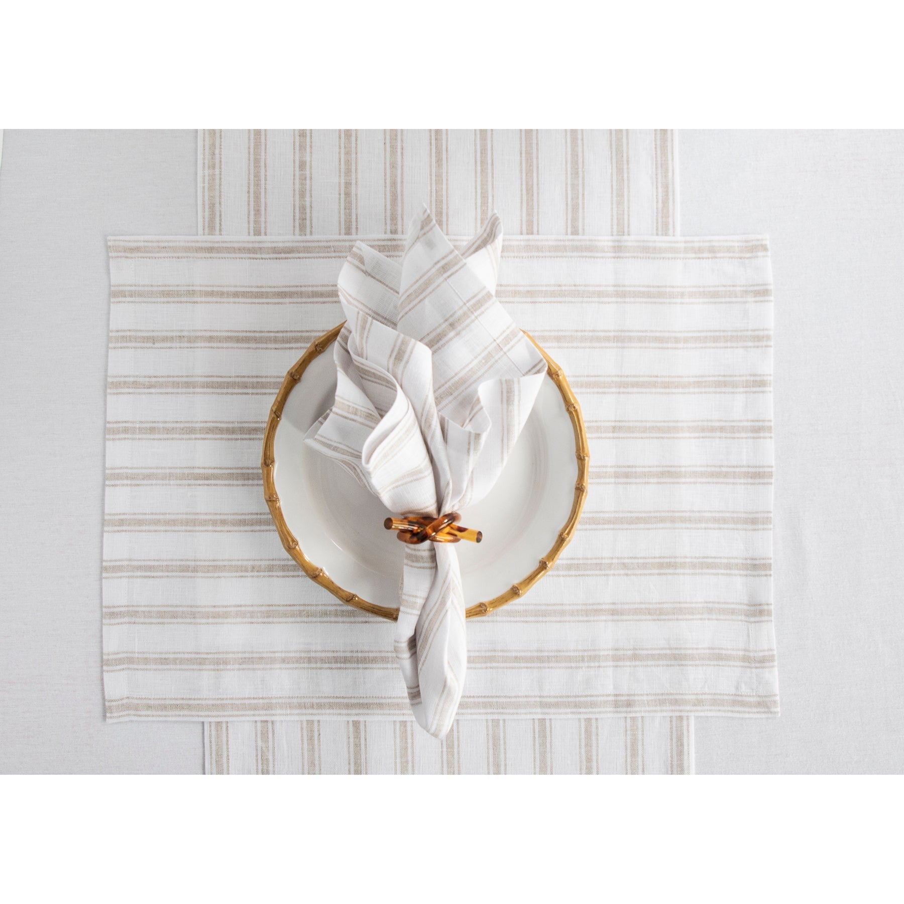 Capri Ticking Stripe Placemats