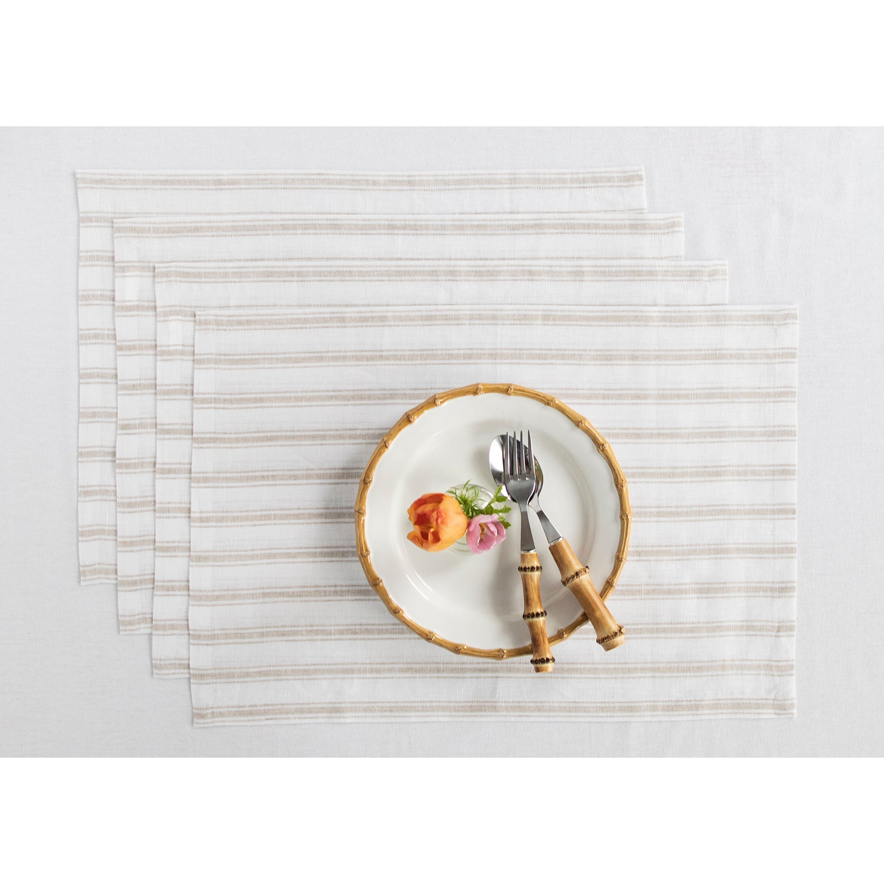Capri Ticking Stripe Placemats