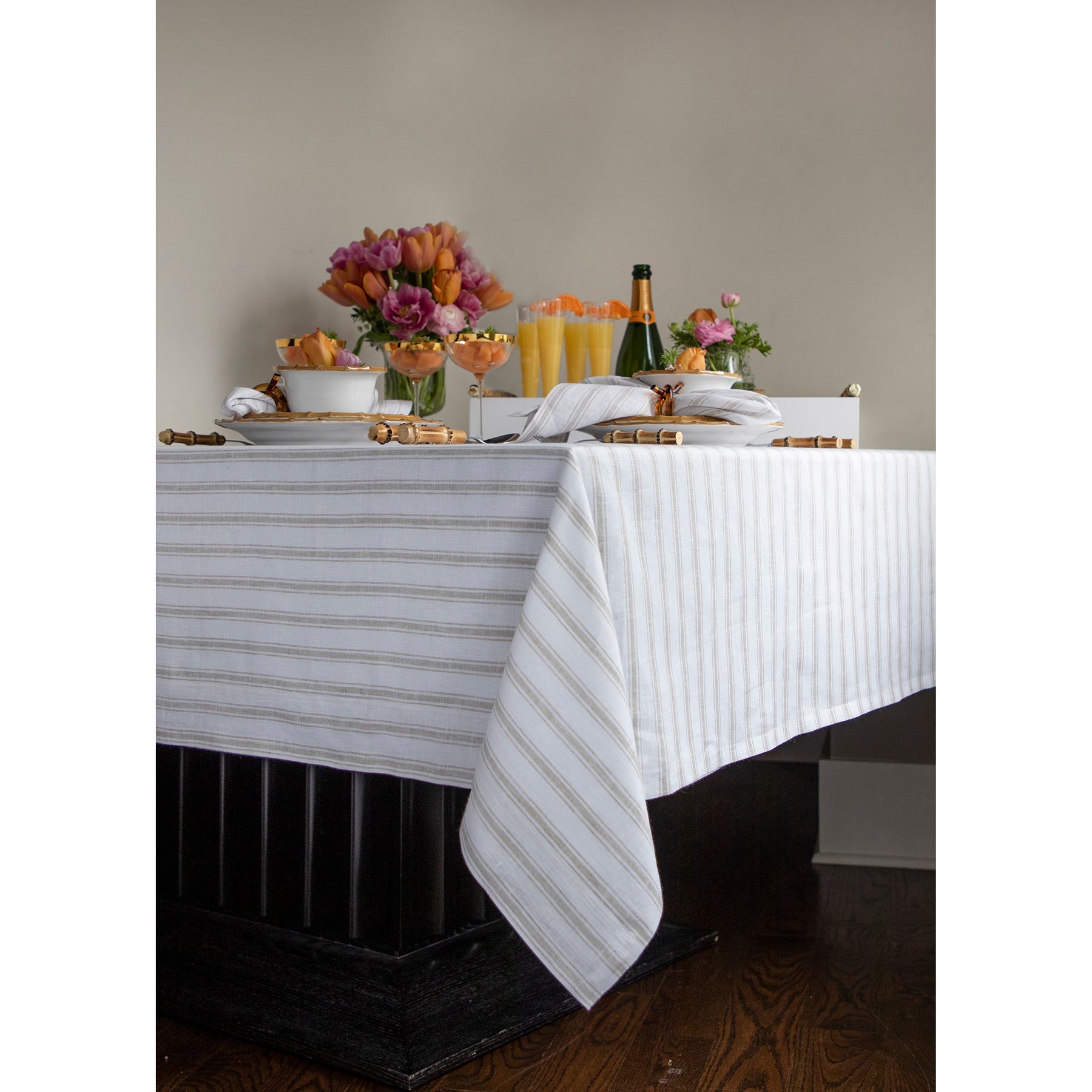 Capri Ticking Stripe Tablecloth