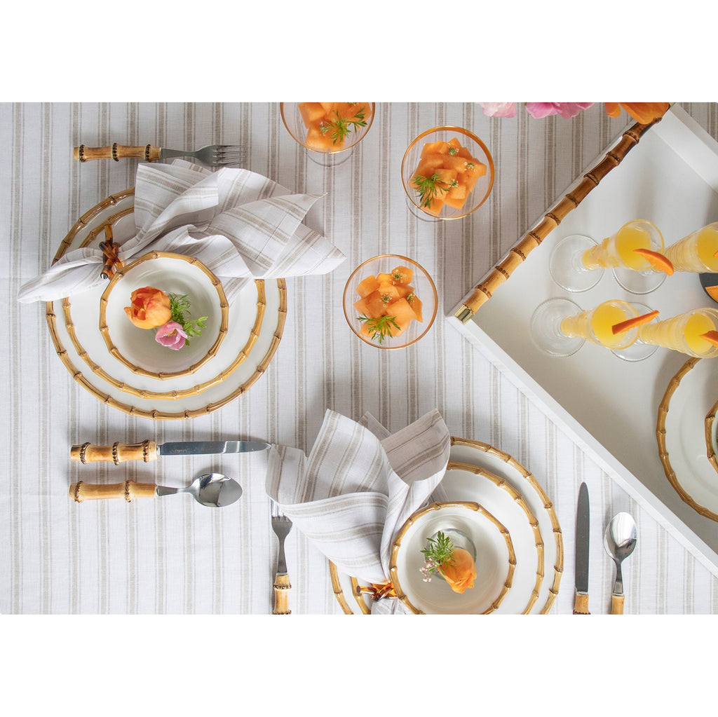 Capri Ticking Stripe Tablecloth