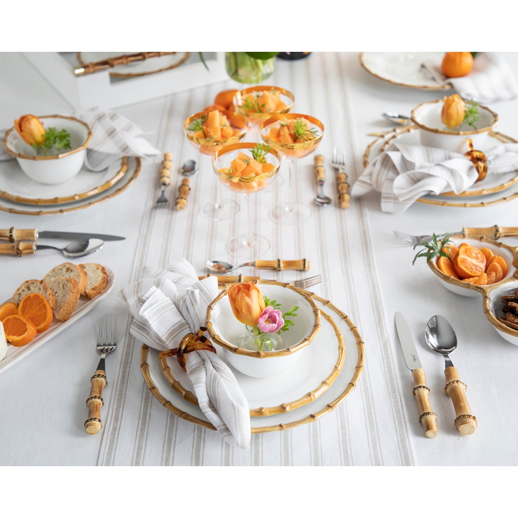 Capri Ticking Stripe Napkins