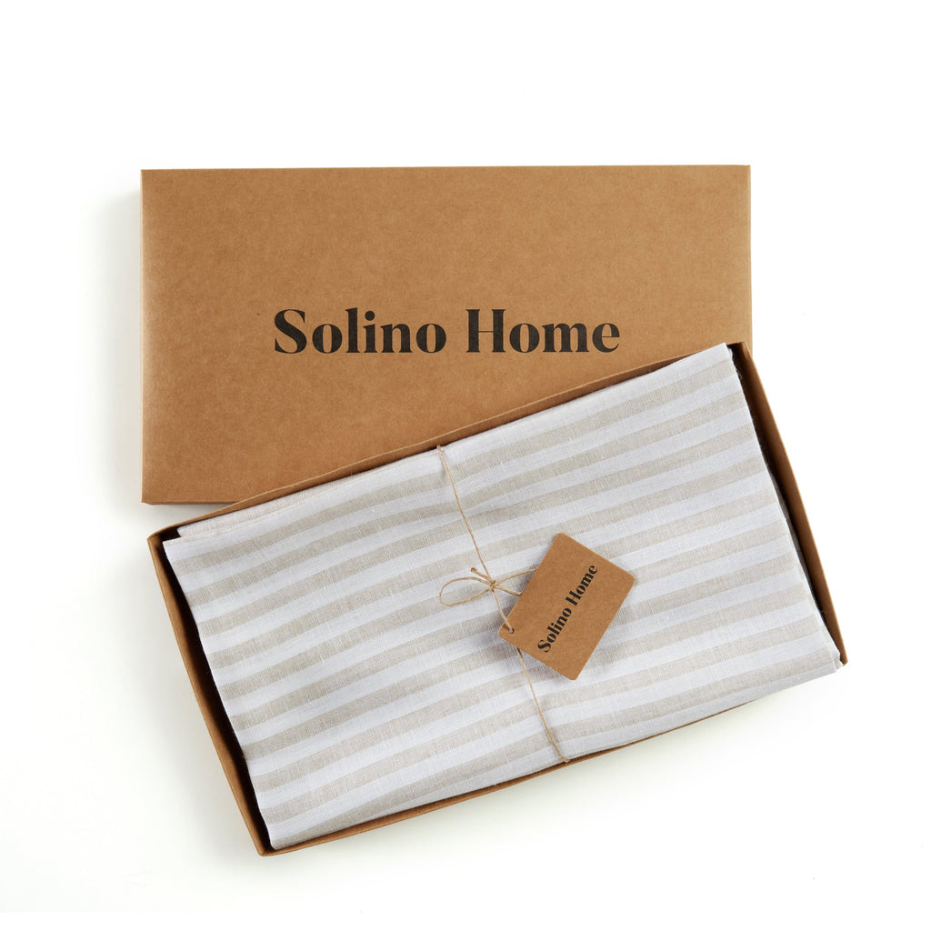 Amalfi Stripe Round Tablecloth