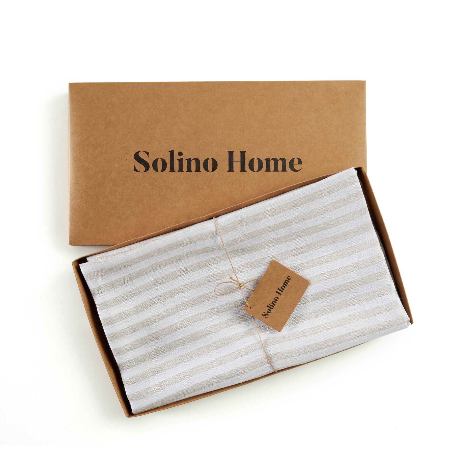 Amalfi Stripe Round Tablecloth