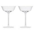 Opera Nick & Nora Champagne Coupe, Cocktail Glassware, Set of 2