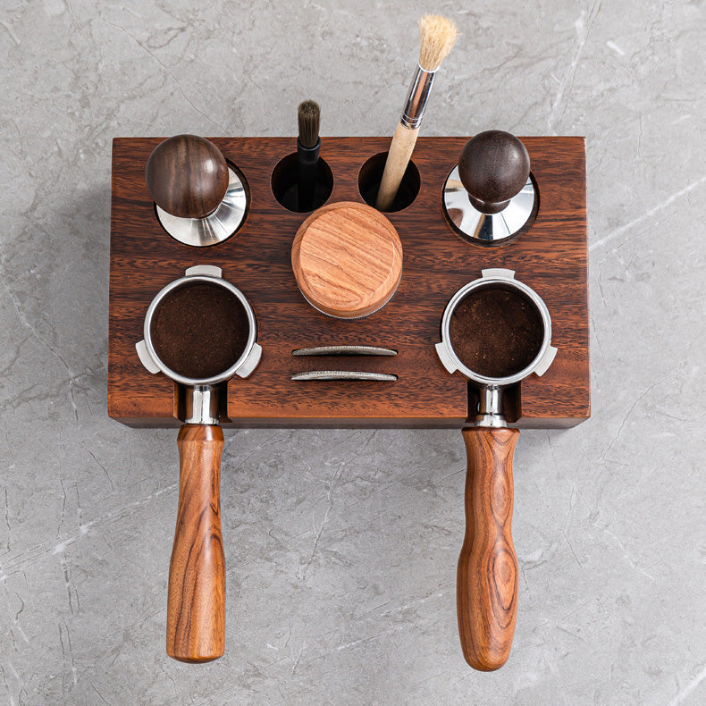 Double Portafilter Espresso Organizer Box For Barista