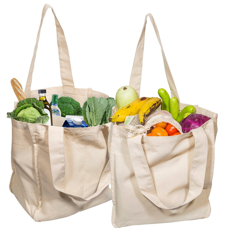 Canvas Grocery Tote Bags