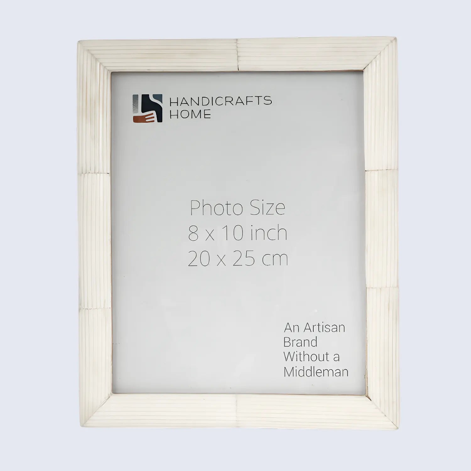 Hand Carved White Bone Inlay Photo Picture Frame in 3 Sizes