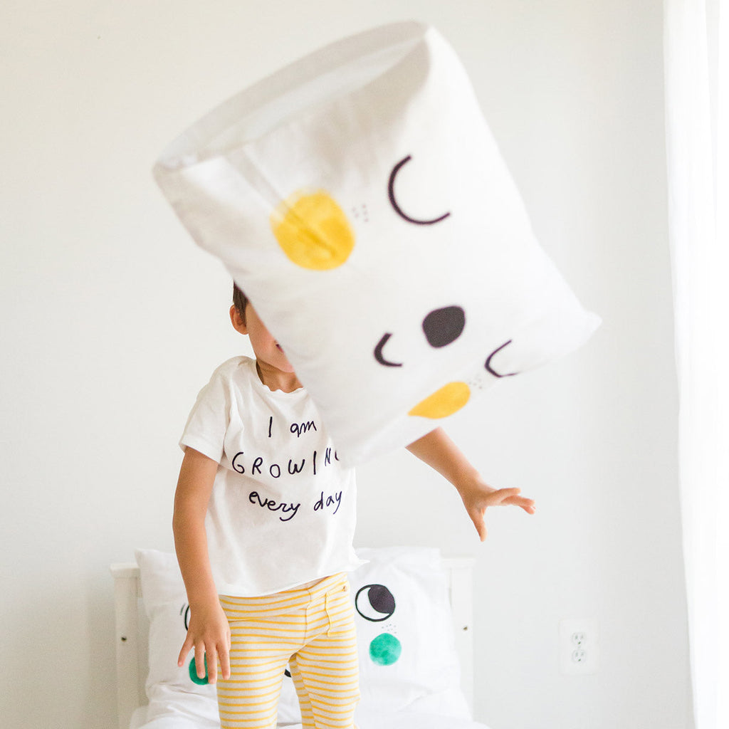 2-pack Happy Faces Standard Size Pillowcases