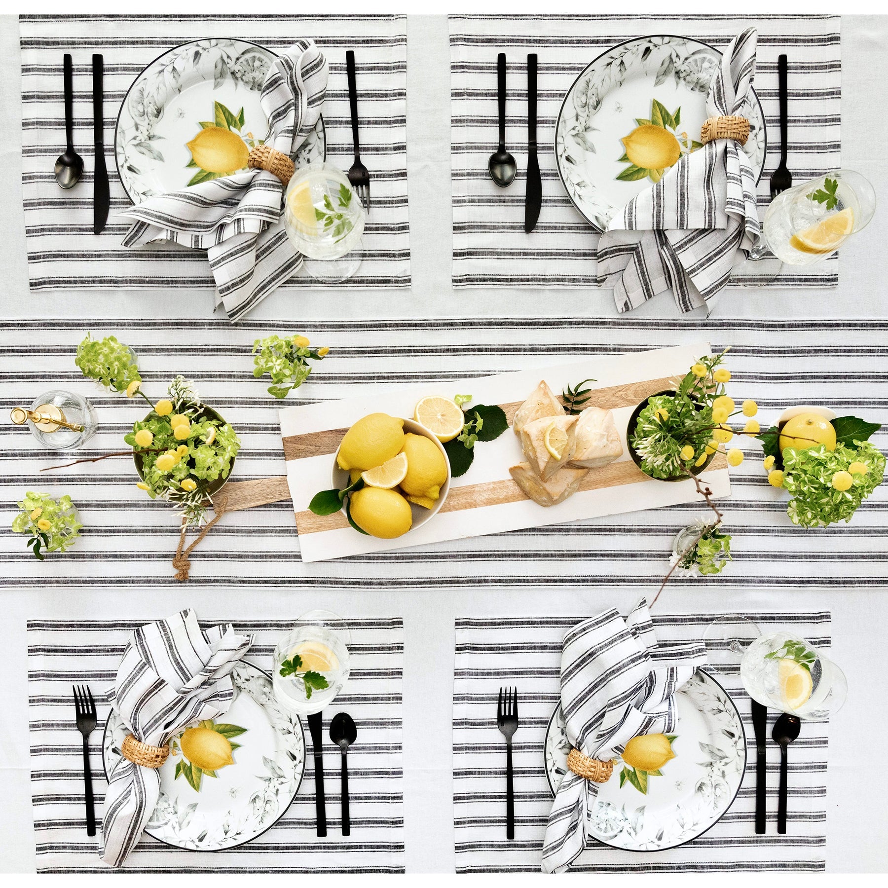 Capri Ticking Stripe Placemats