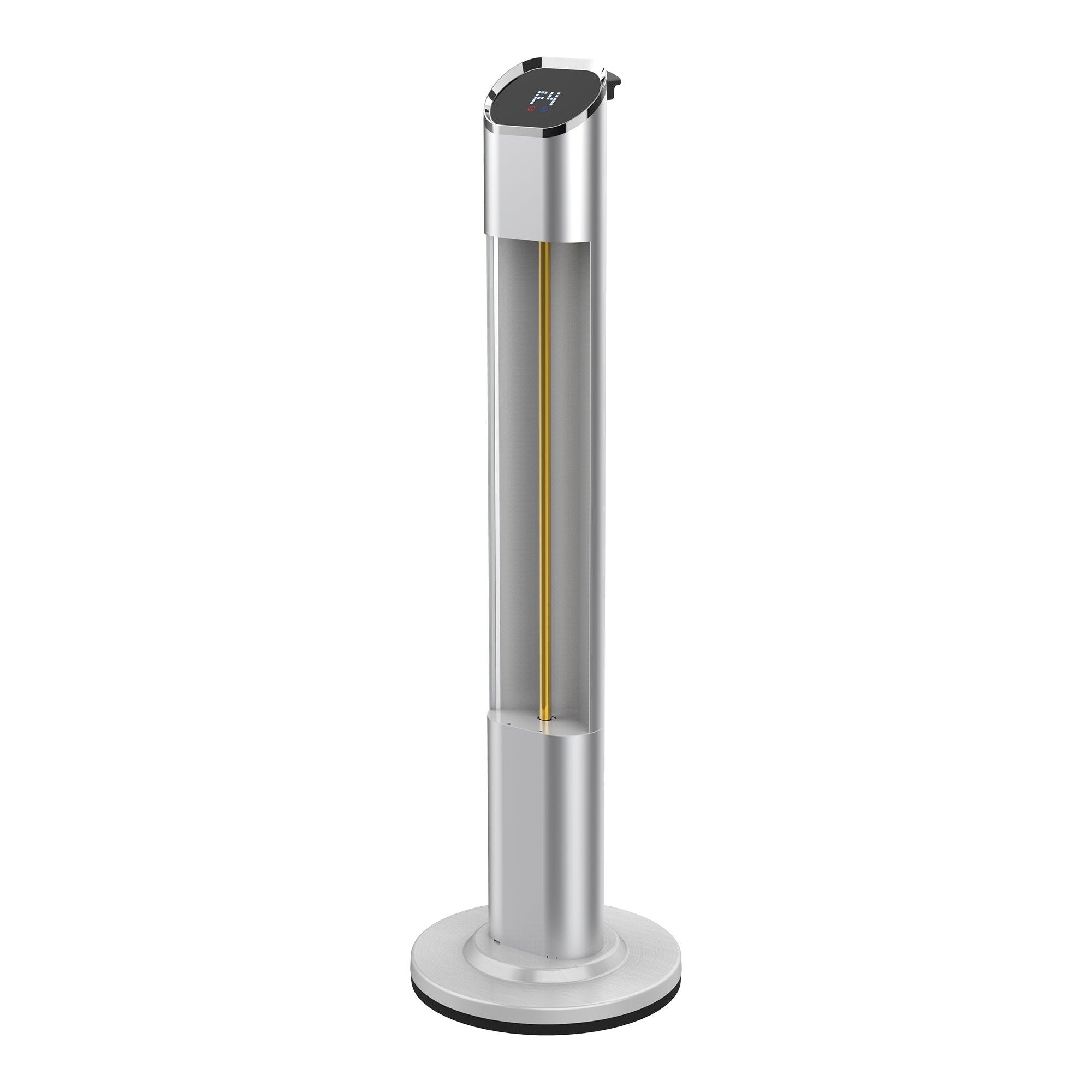 1500-Watt Electric Patio Heater Infrared Outdoor/Indoor Use with Remote Control, 24 Hour Timer