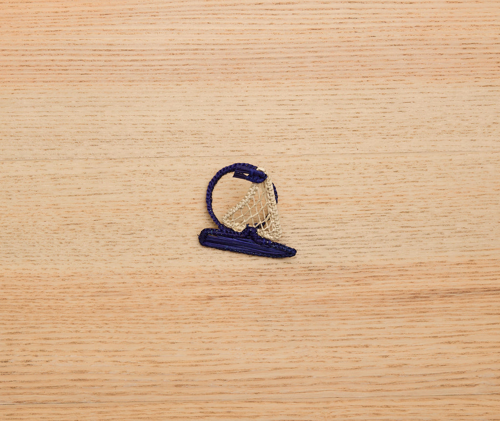 Coastal Sailboat Napkin Ring – 2.75” Handwoven Iraca Palm – Nautical Table Decor from Colombia