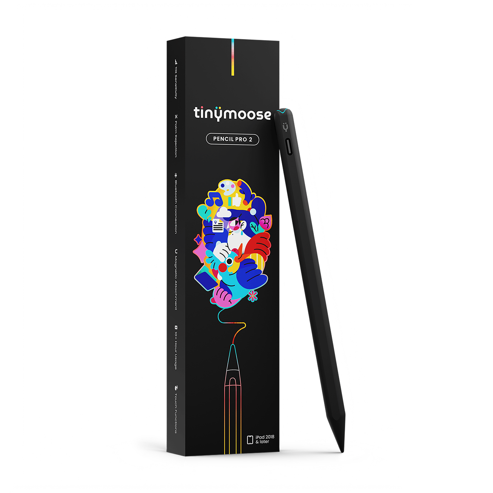 Pencil Pro 2 | Midnight Black - With Gesture Controls
