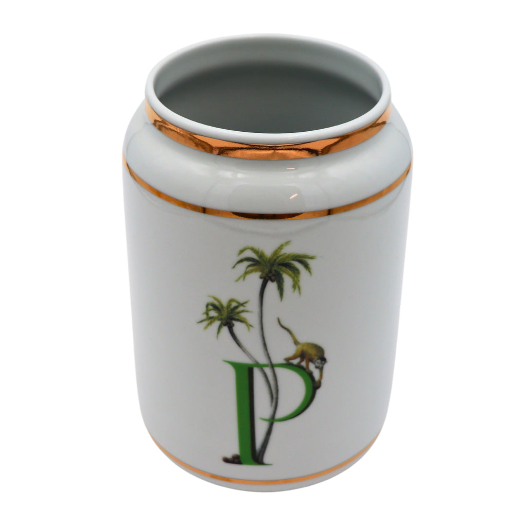P for Primate Vase