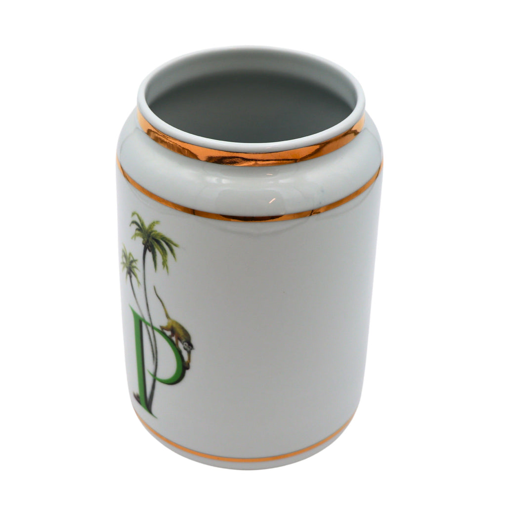 P for Primate Vase