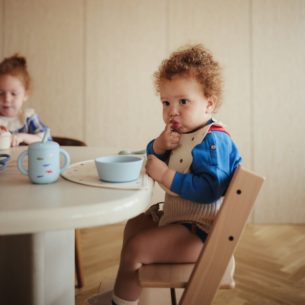 Silicone Training Cup + Straw