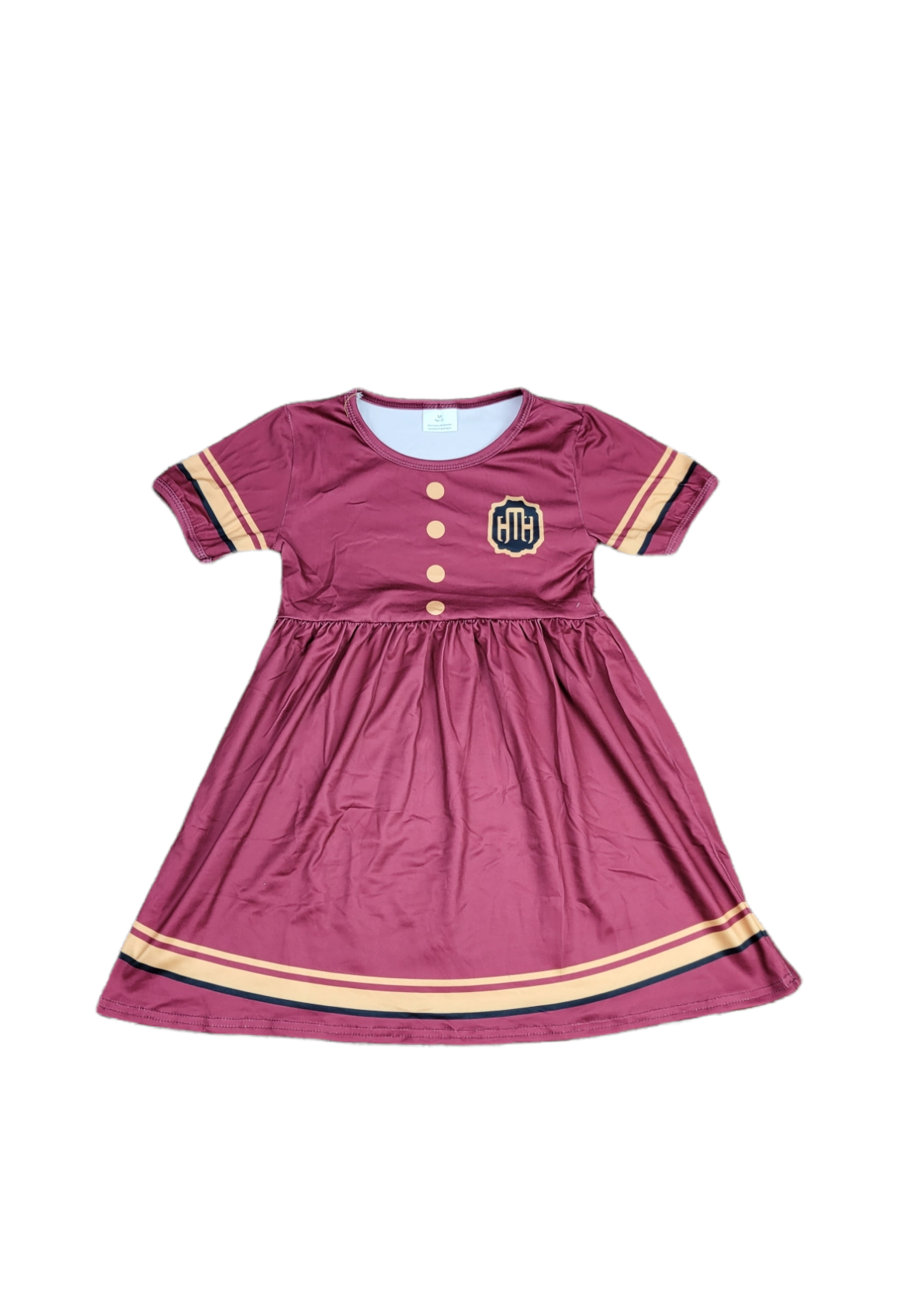 Hotel Host Milk Silk Short Sleeve Dress