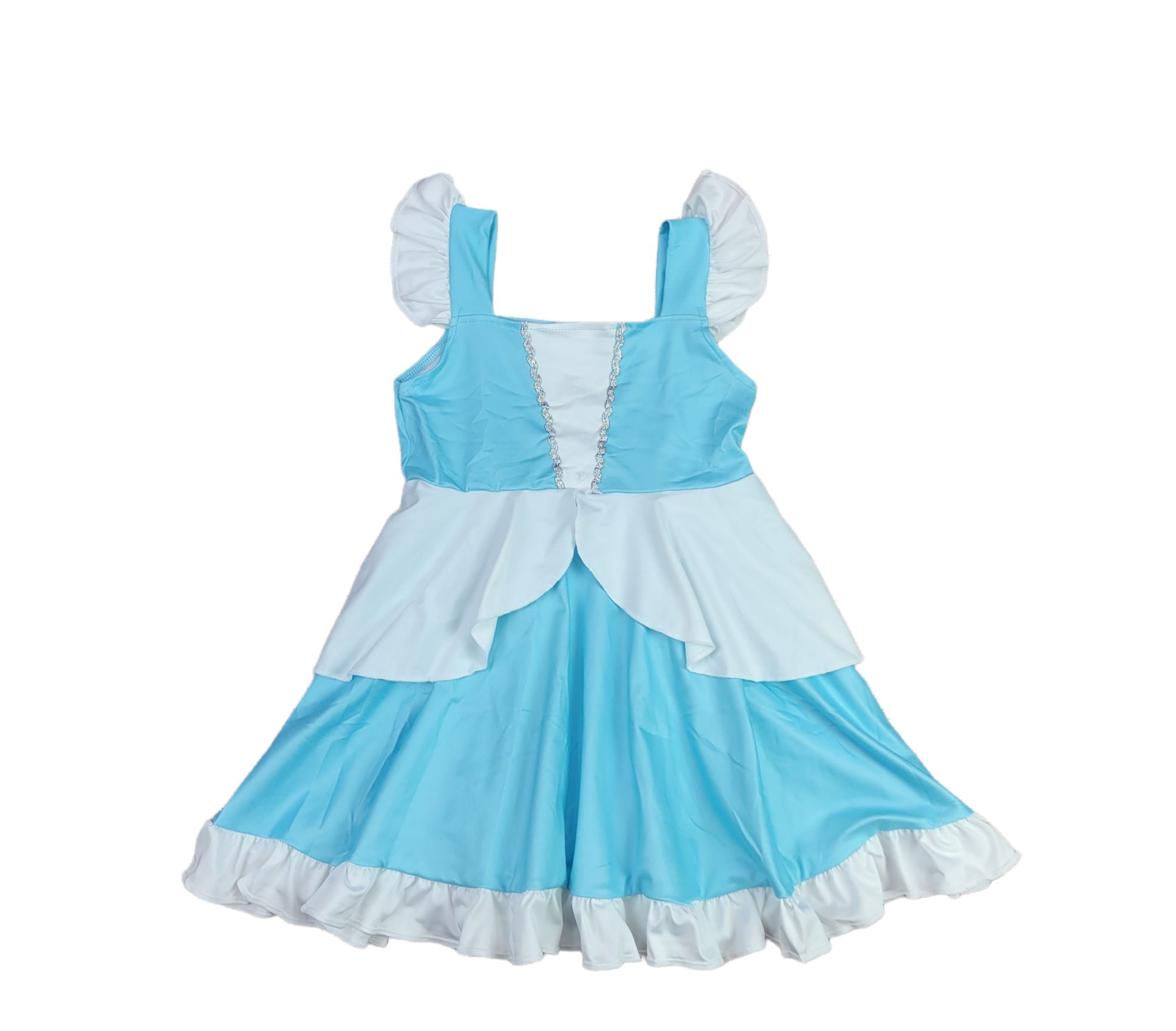 Glass Slipper Silver Milk Silk Dress