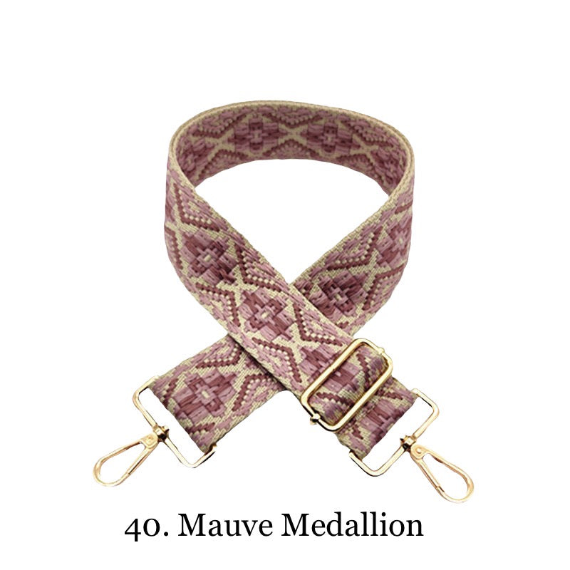 The Nora | Clear with Black Trim Stadium Courier- Pick Your Strap