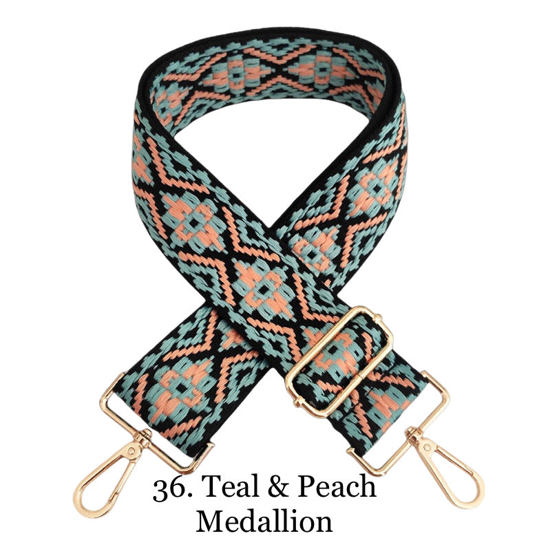 The Sailor | Zippered Crossbody Bag (Black) - Pick Your Strap