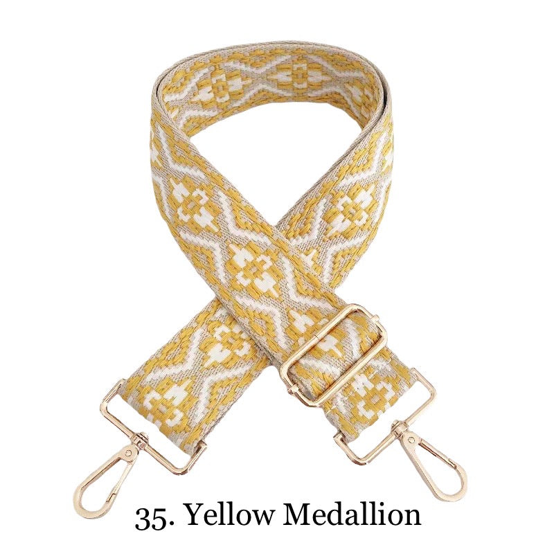 The Nora | Clear with Black Trim Stadium Courier- Pick Your Strap