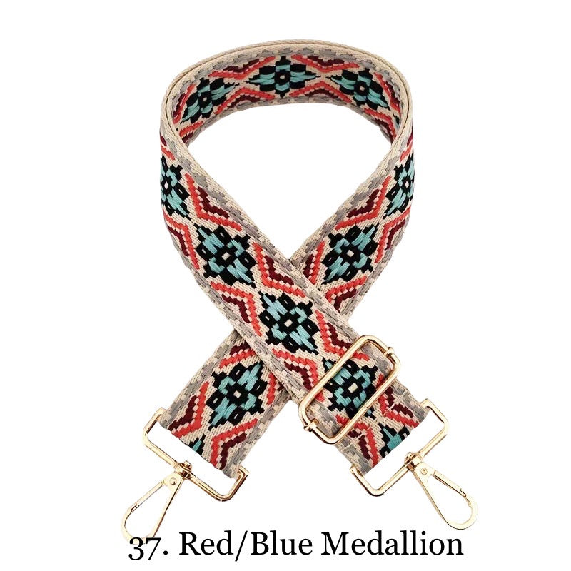 The Nora | Clear with Black Trim Stadium Courier- Pick Your Strap